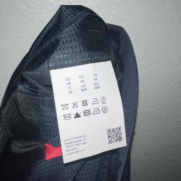 Hugo Boss Navy Suit Coat - Picture 3 of 3